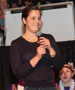 Congresswoman Elise Stefanik spoke to the dancers at last year’s 38th annual South High Marathon Dance, and plans to return this year. Photo by Gus Carayiannis/SHMD Photo Crew