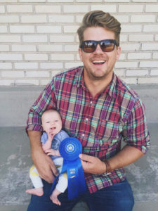 Battenkill Creamery’s Seth McEachron and daughter Margaux.